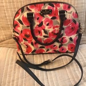 Floral kate Spade satchel